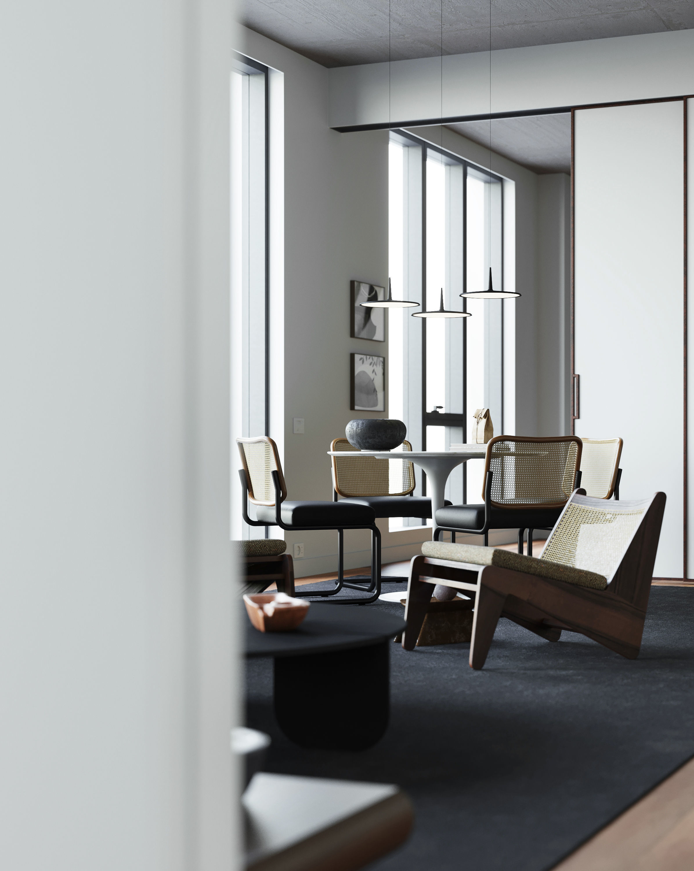 New York Apartment interior scene 3D model_6