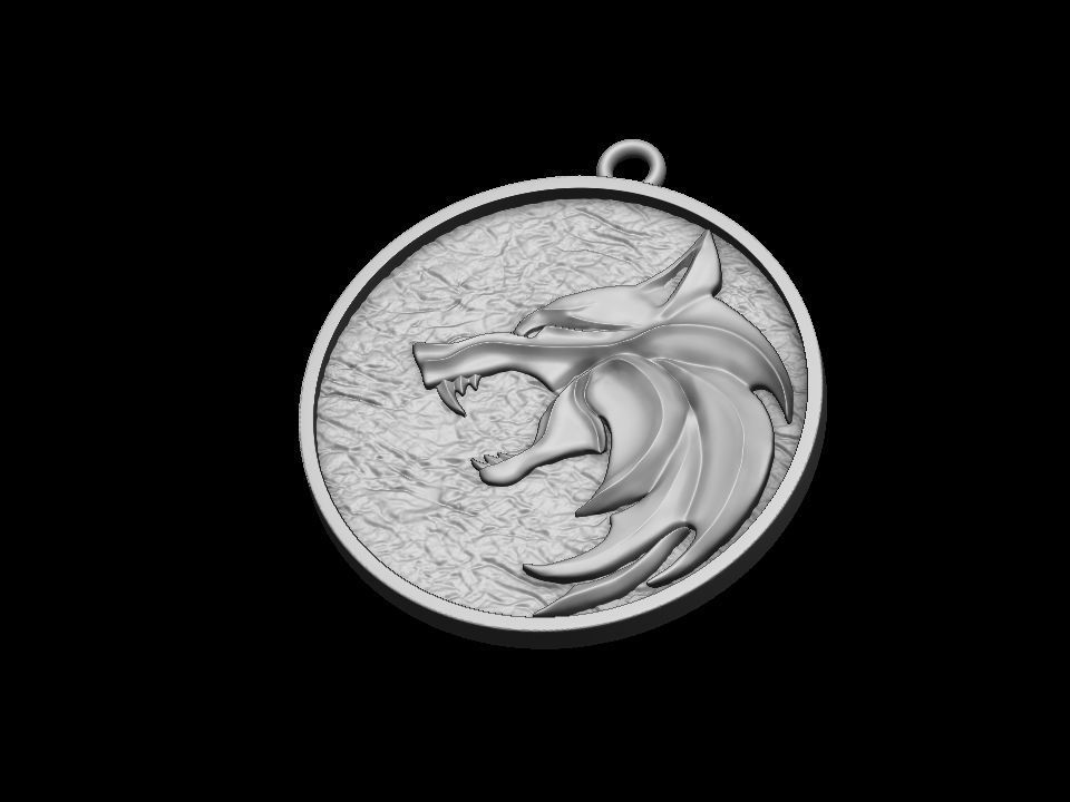 Witcher Wolf  3d print model 3D print model_6