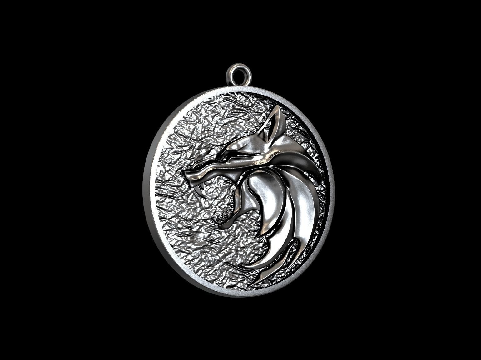 Witcher Wolf  3d print model 3D print model_2