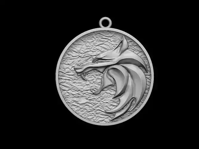 Witcher Wolf  3d print model 3D print model