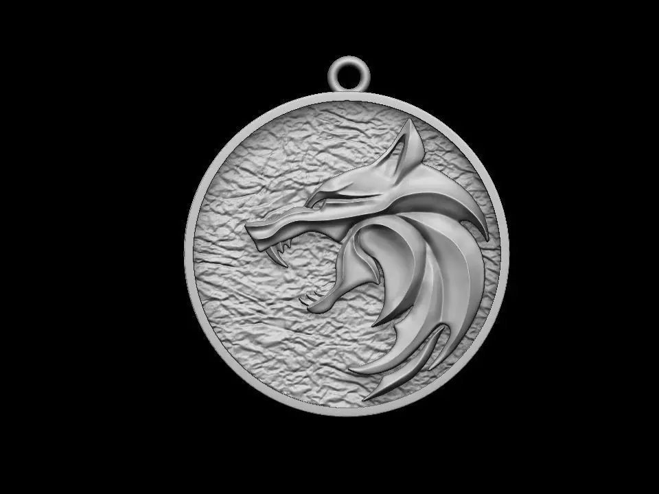 Witcher Wolf  3d print model 3D print model_0