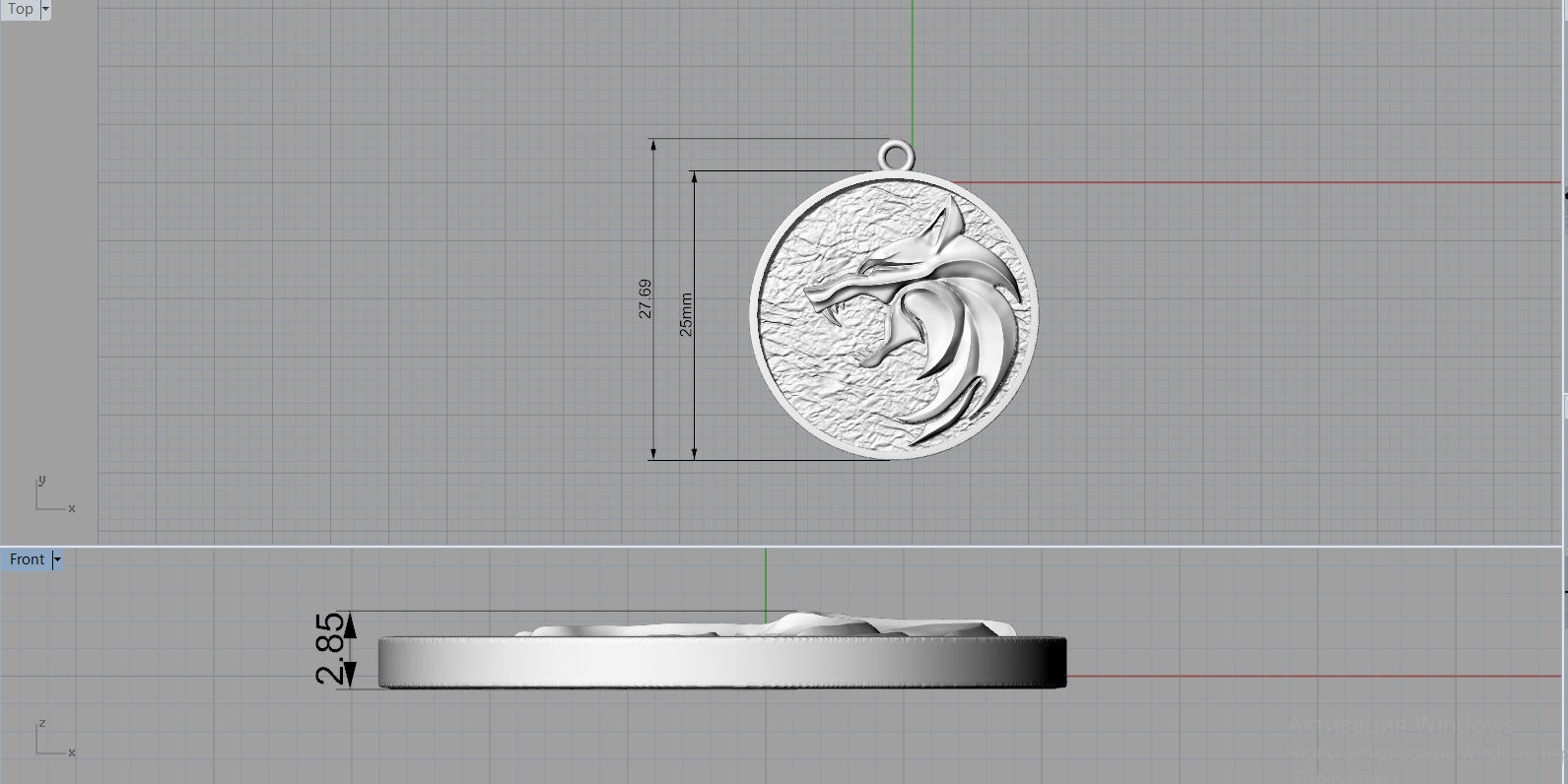 Witcher Wolf  3d print model 3D print model_4