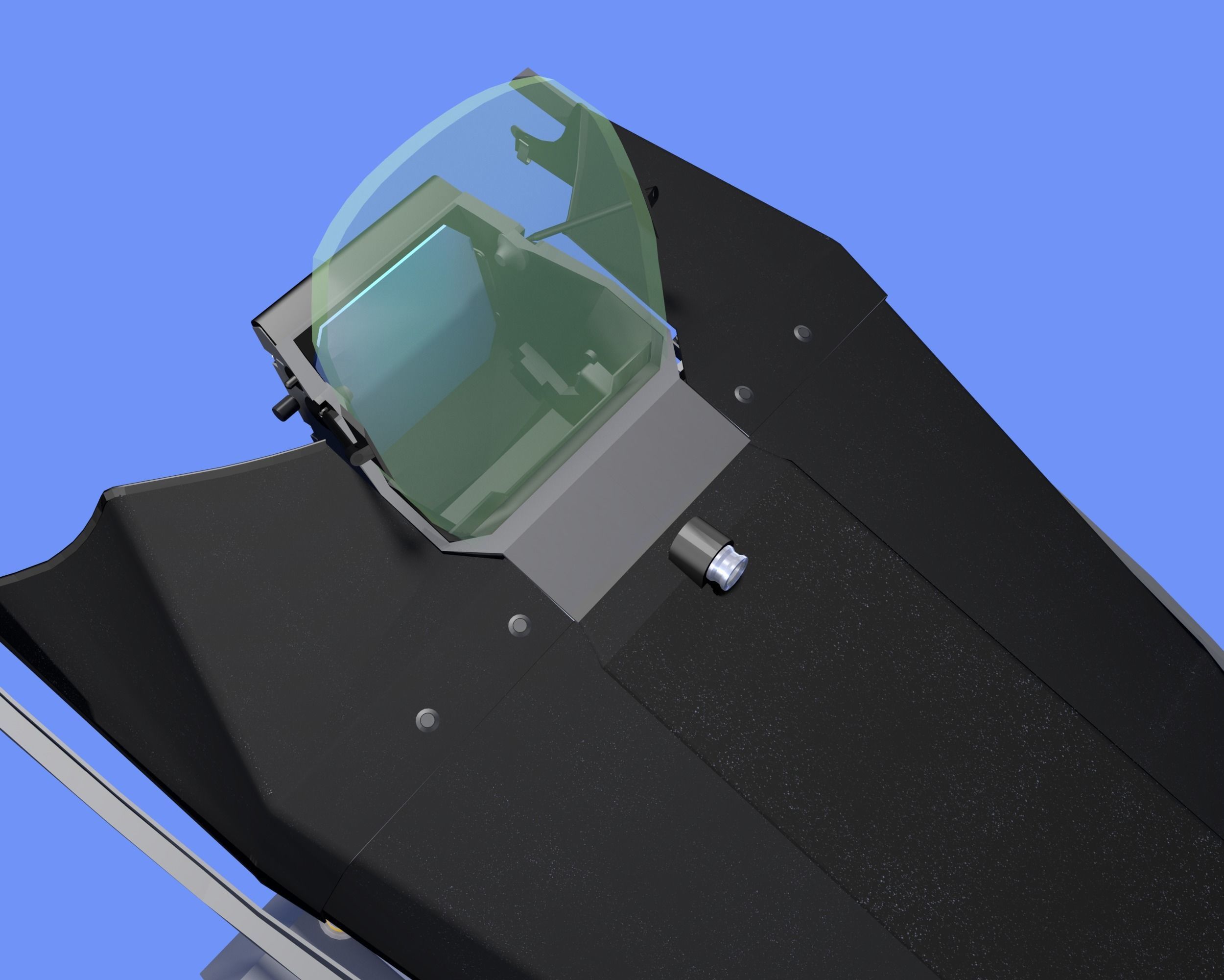 JAS-39 C Gripen Cockpit 3D model_3