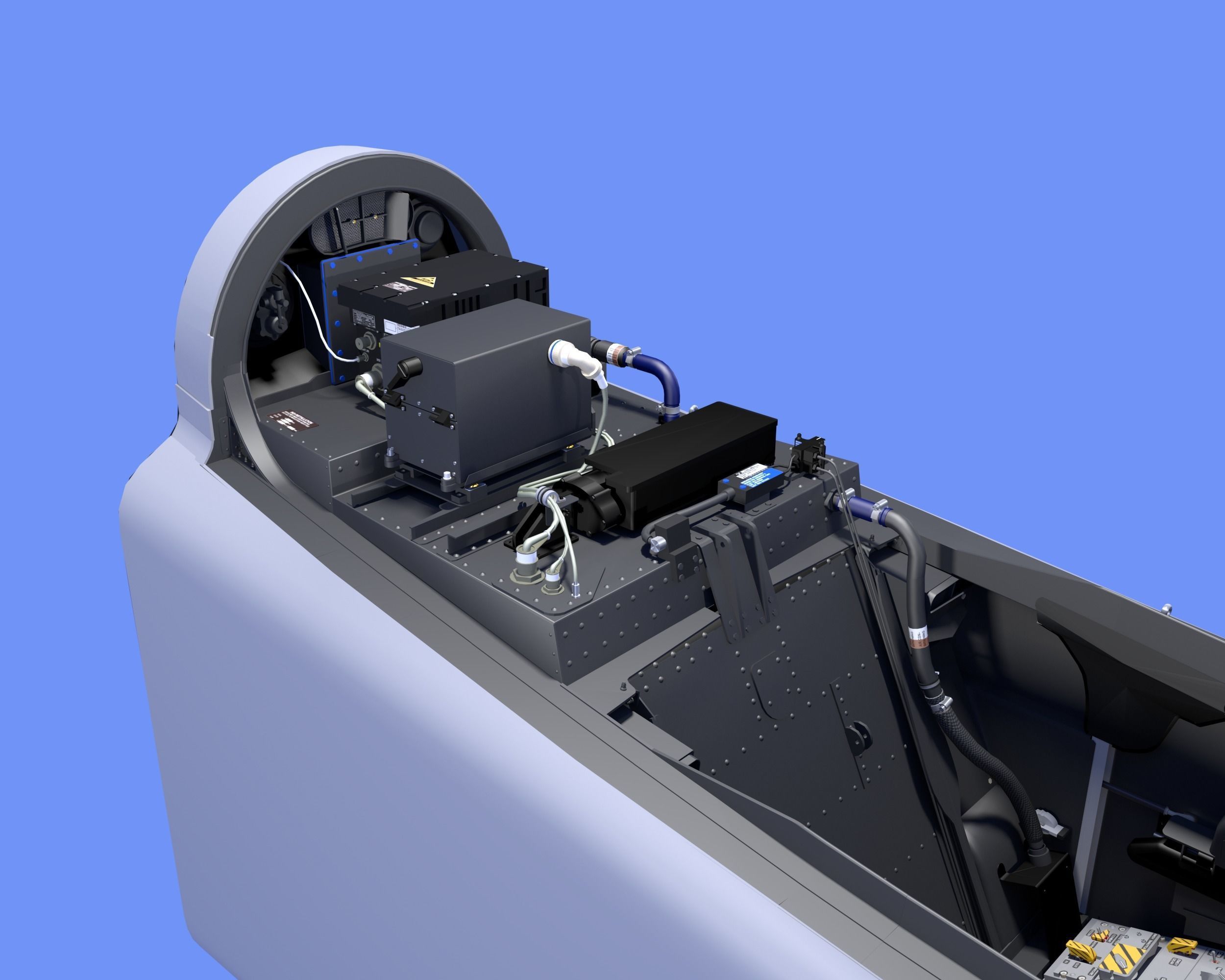 JAS-39 C Gripen Cockpit 3D model_16