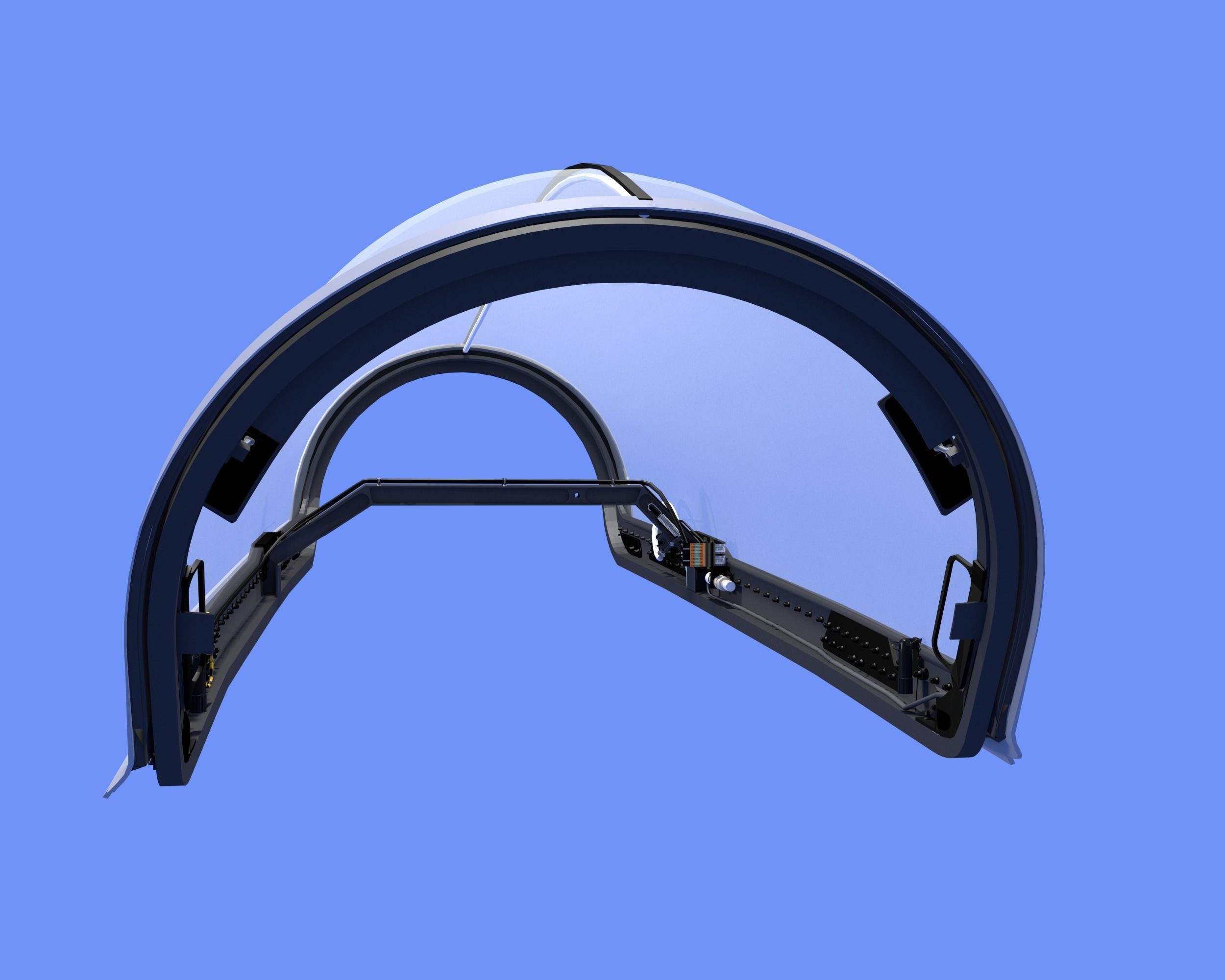 JAS-39 C Gripen Cockpit 3D model_8