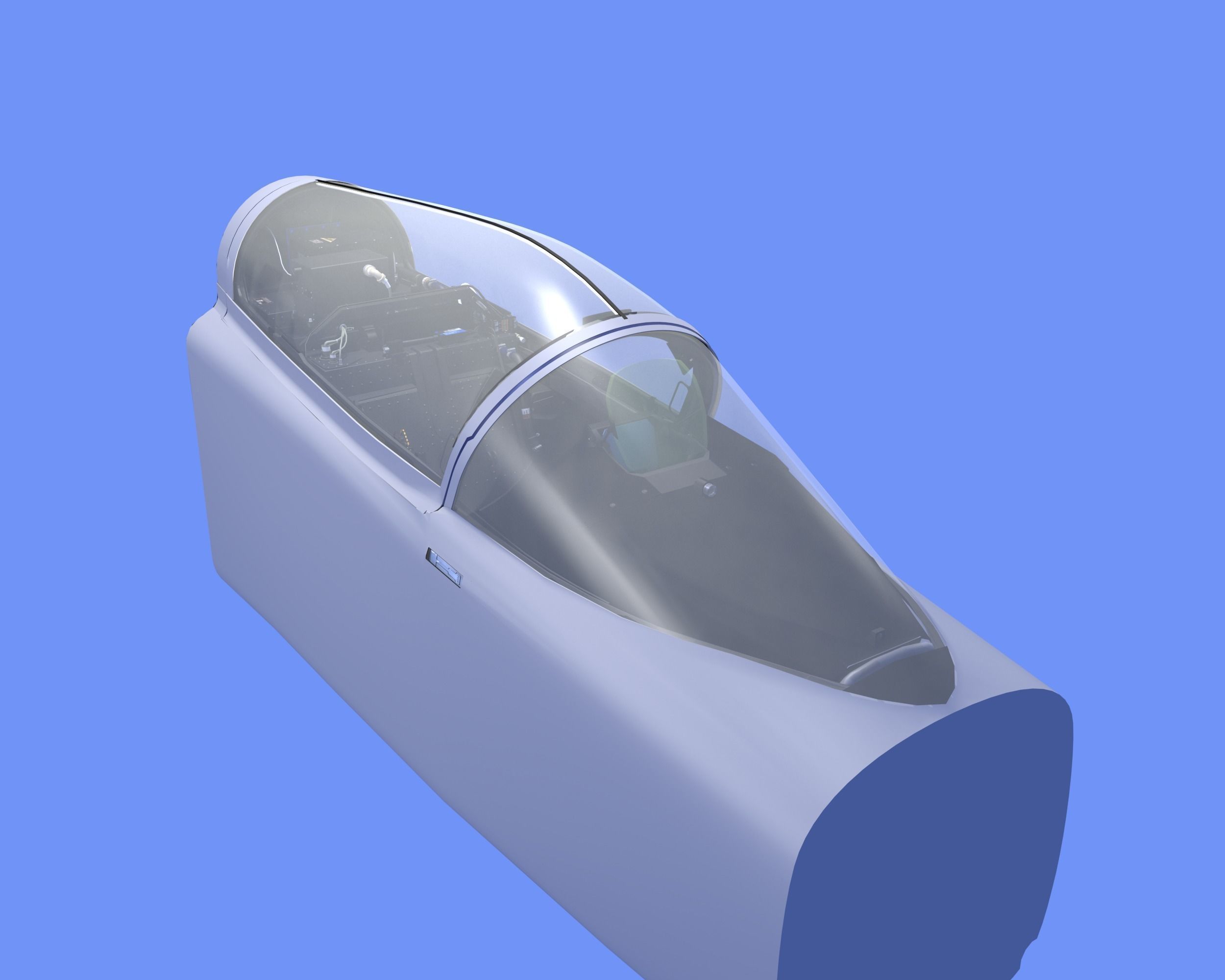 JAS-39 C Gripen Cockpit 3D model_6