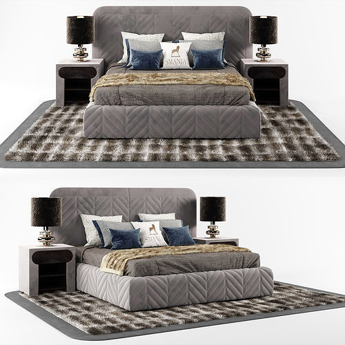 Smania Harrison Bed 3D model