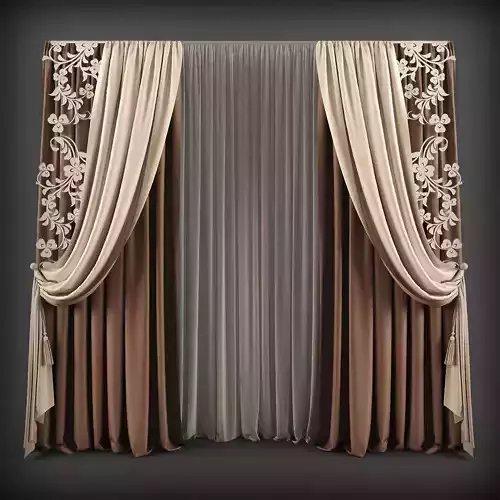 Curtain 3D model 111