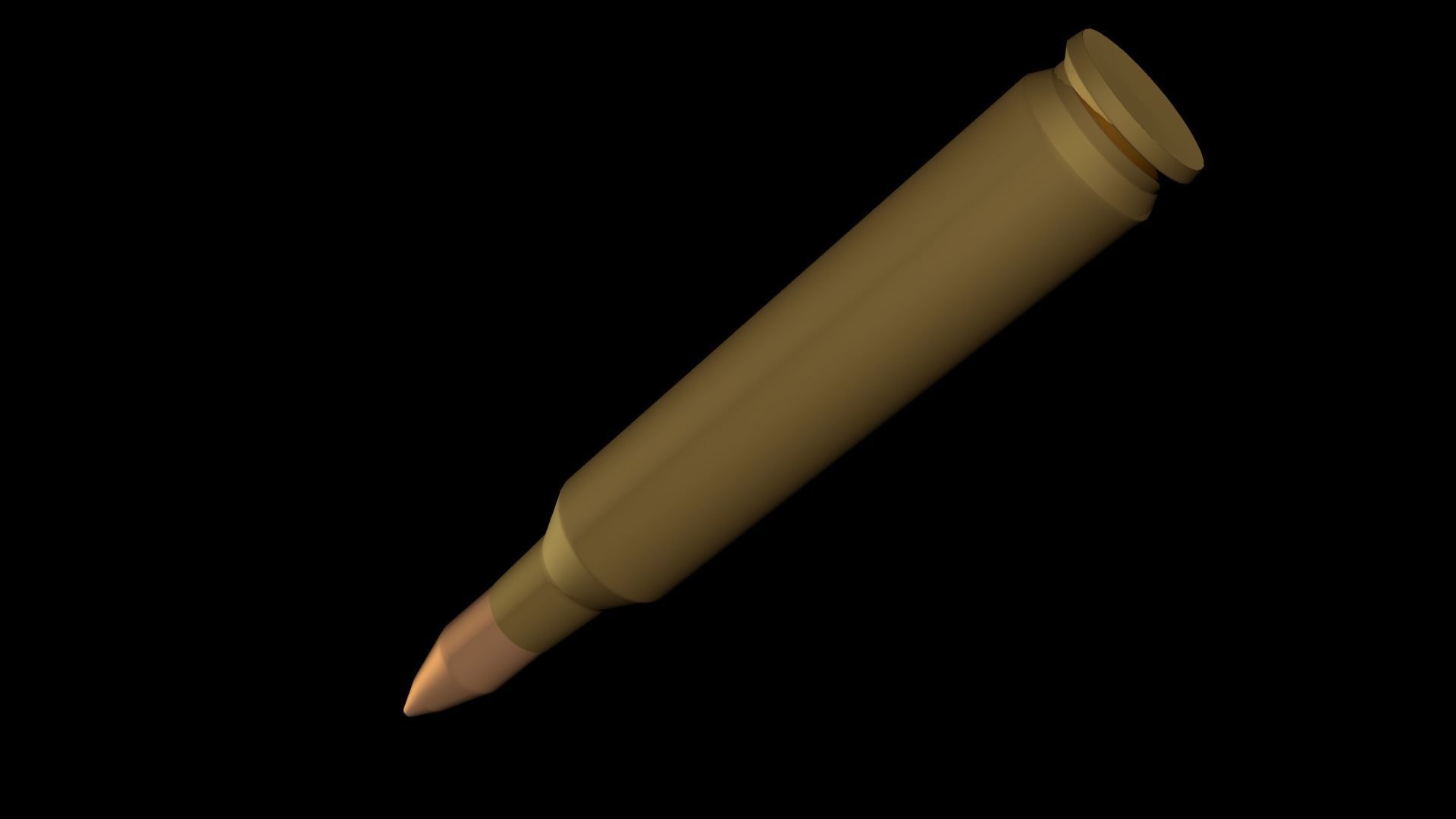 M16 Bullet 3D model_4