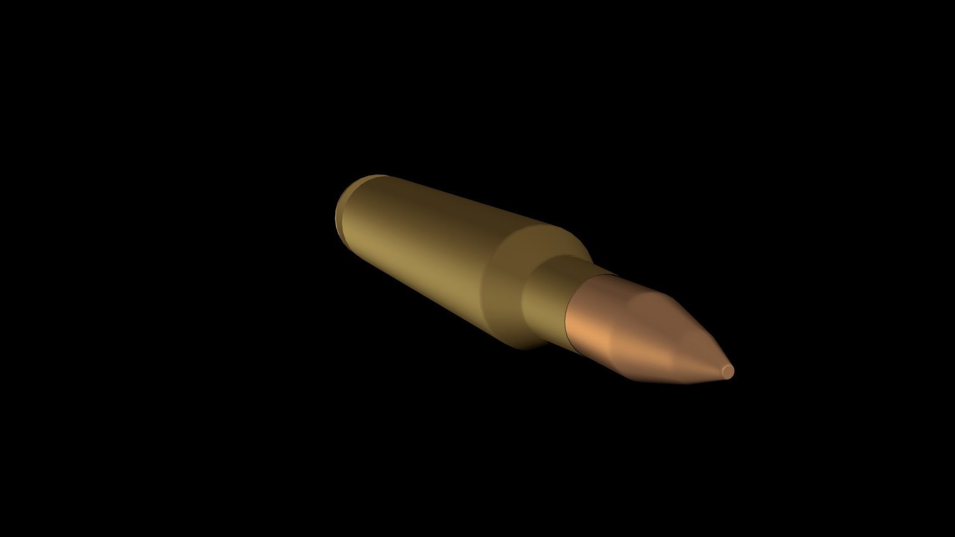M16 Bullet 3D model_5