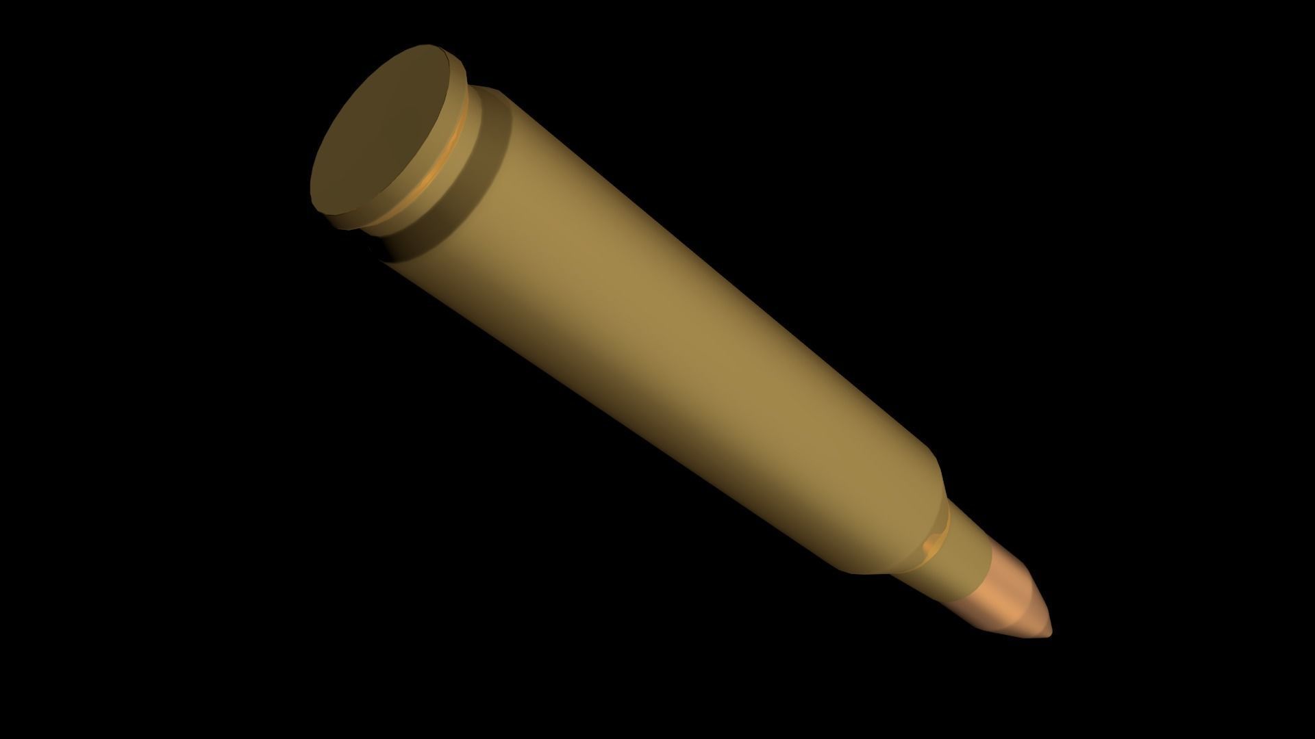 M16 Bullet 3D model_3
