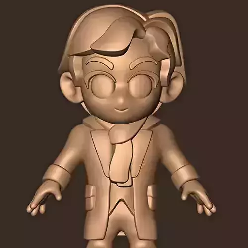 SHERLOCK HOLMES CHIBI 3D print model