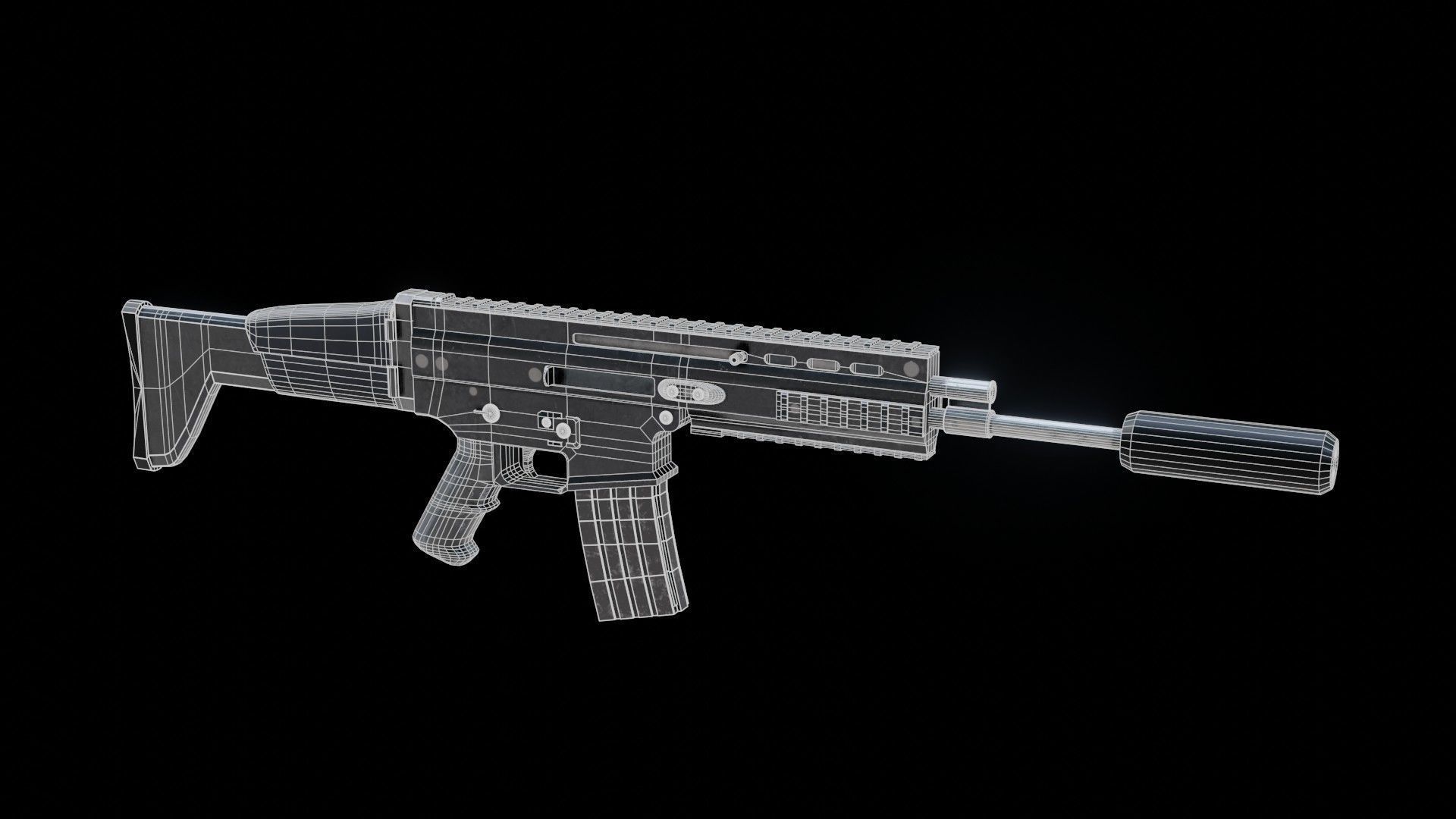 Scar-L black model3D 3D model_1