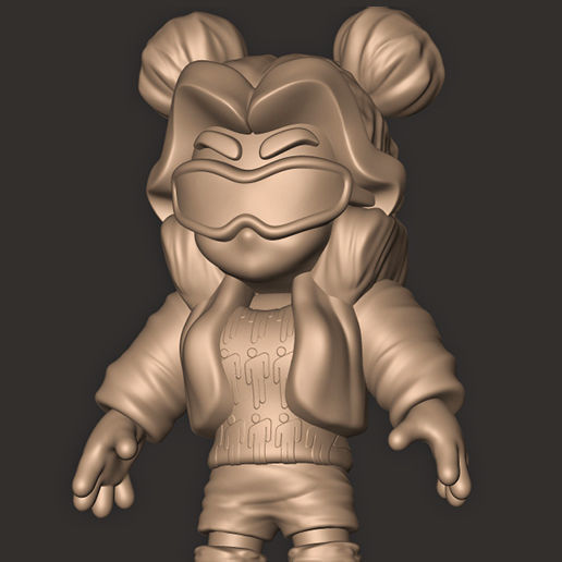 BILLIE EILISH CHIBI 3D print model_2