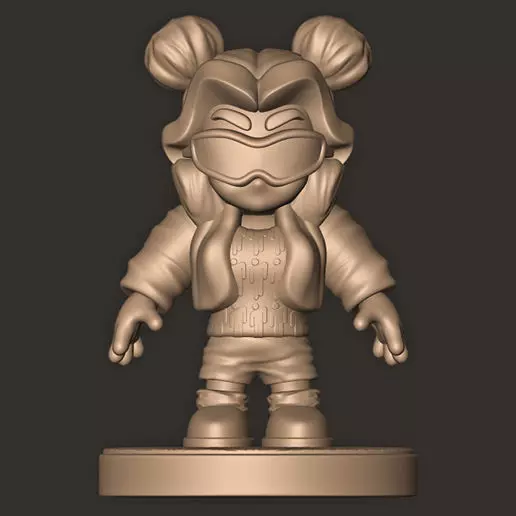 BILLIE EILISH CHIBI 3D print model_0