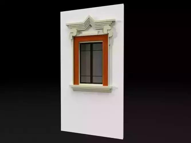 Classic 7 window 3D model