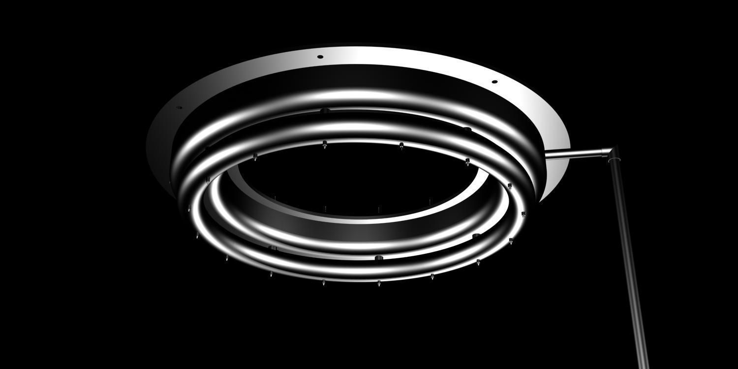 Animated Water Curtain 3D model_6