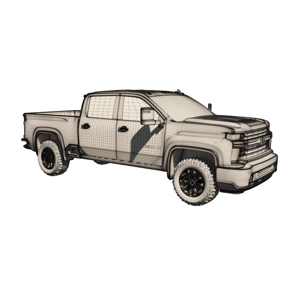 020 Chevrolet Silverado 2500 Hd 3D model_1