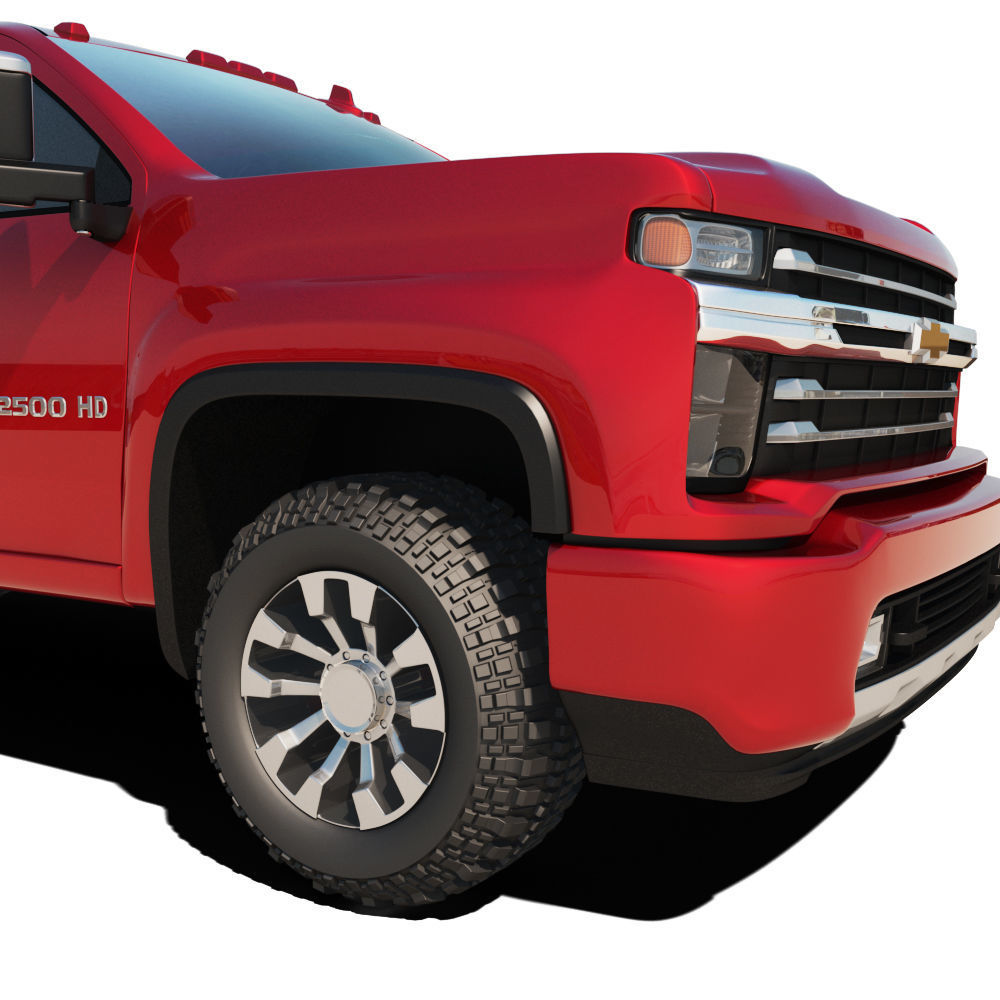 020 Chevrolet Silverado 2500 Hd 3D model_4