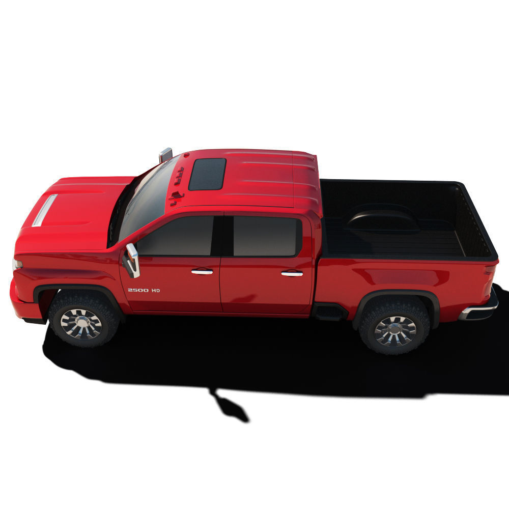 020 Chevrolet Silverado 2500 Hd 3D model_6