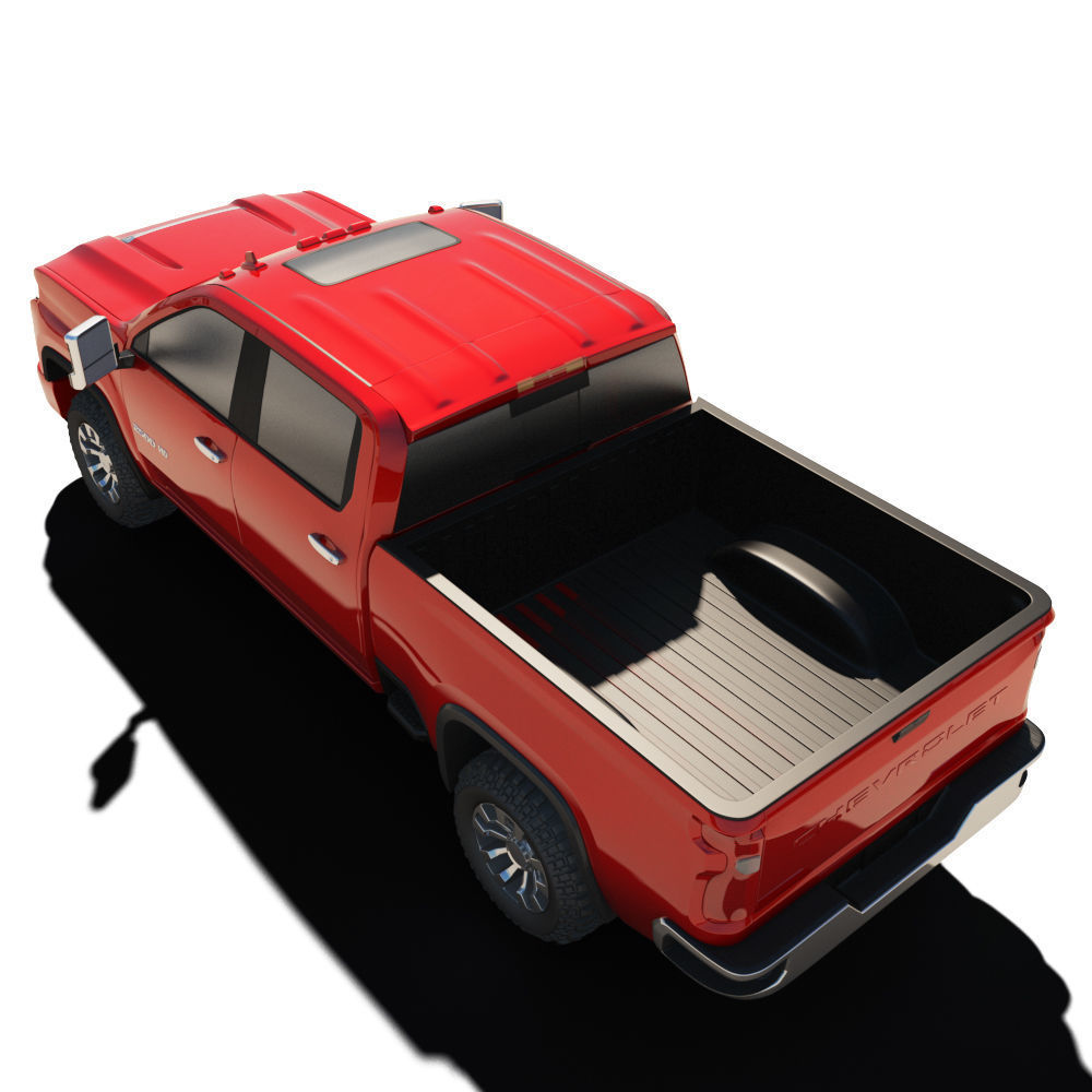 020 Chevrolet Silverado 2500 Hd 3D model_2