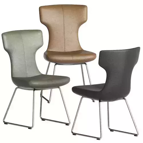 Leolux LX663 Dining Chair 3D model