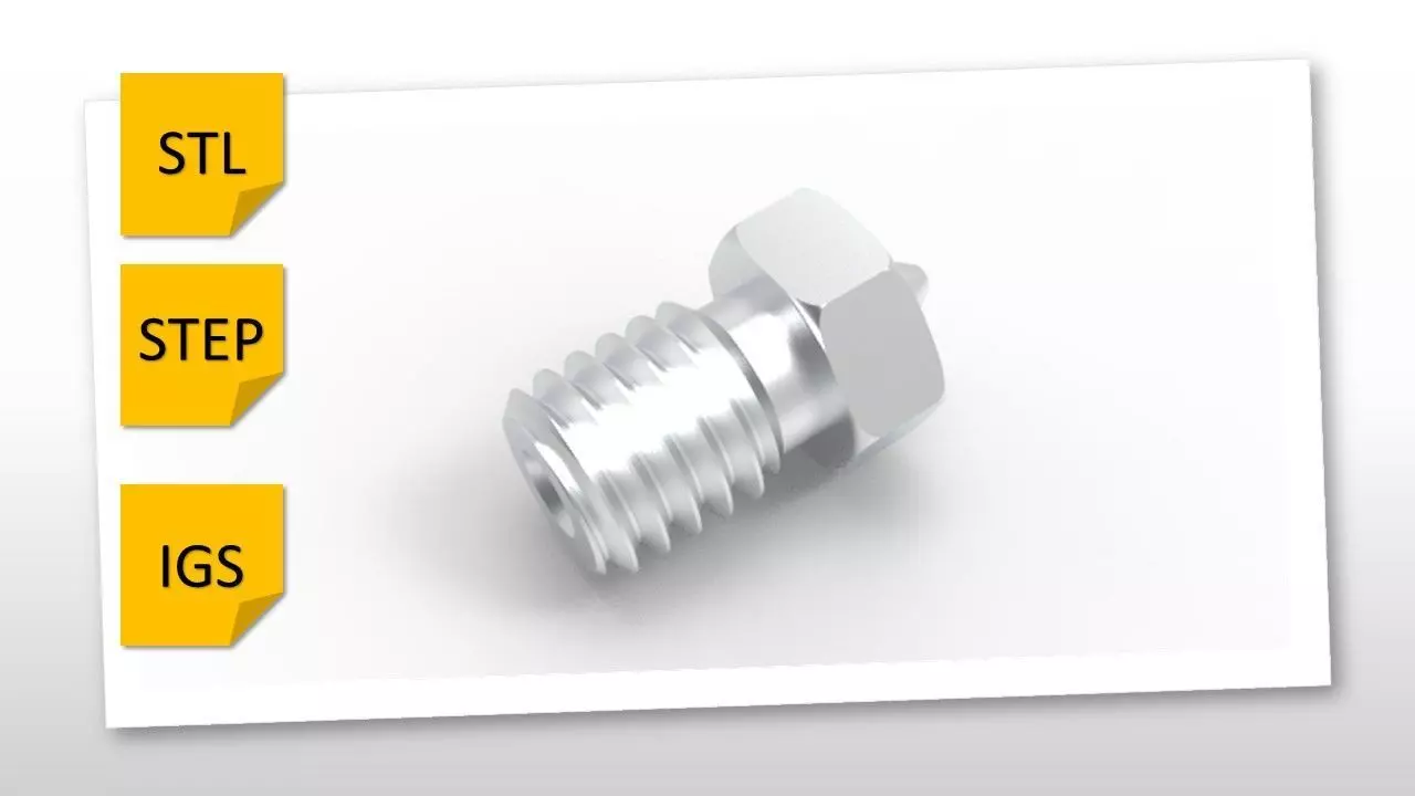 3D Printer Nozzle 3D print model