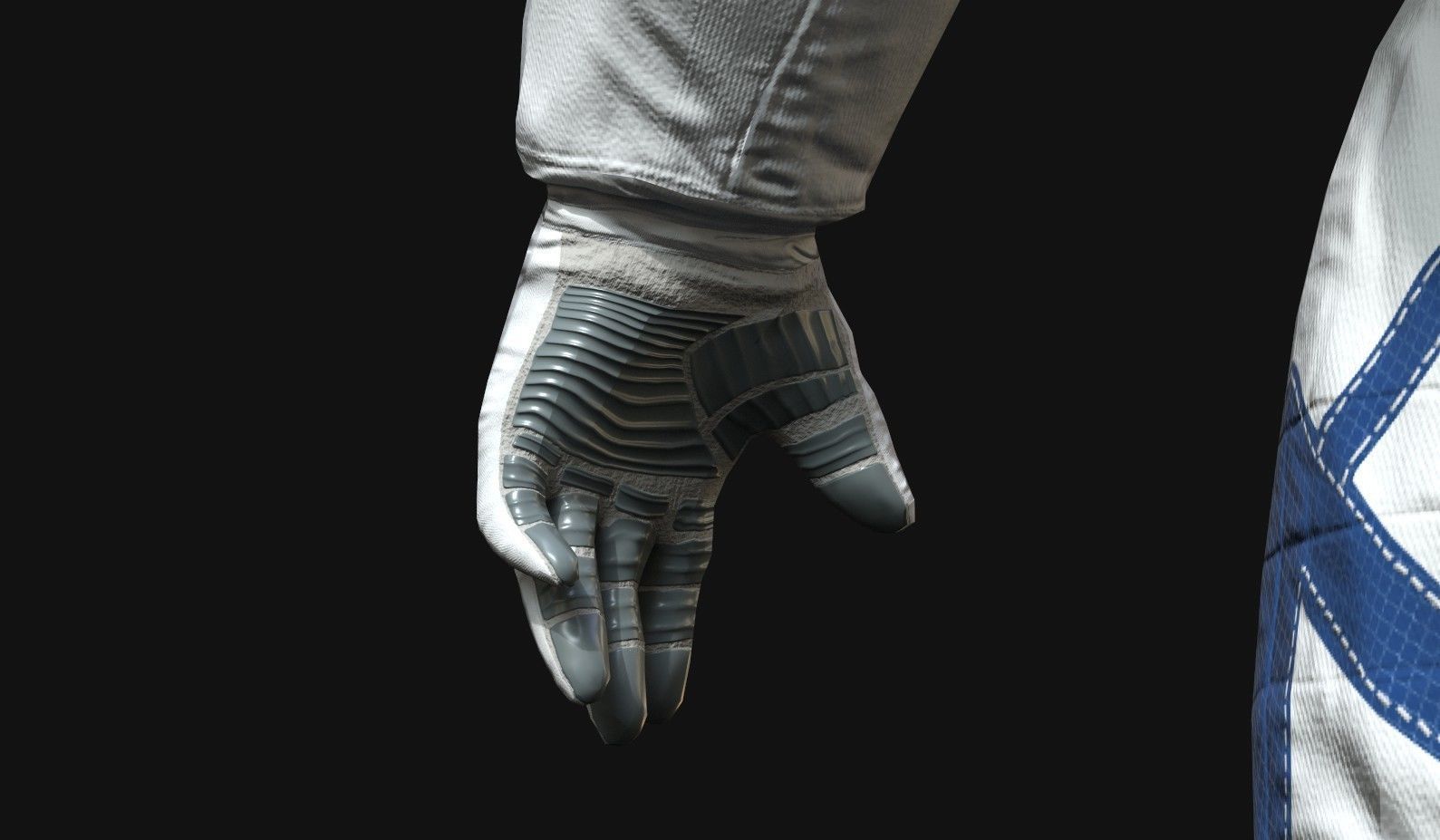 Astronaut Suit NASA Artemis Programme Low-poly 3D model_2