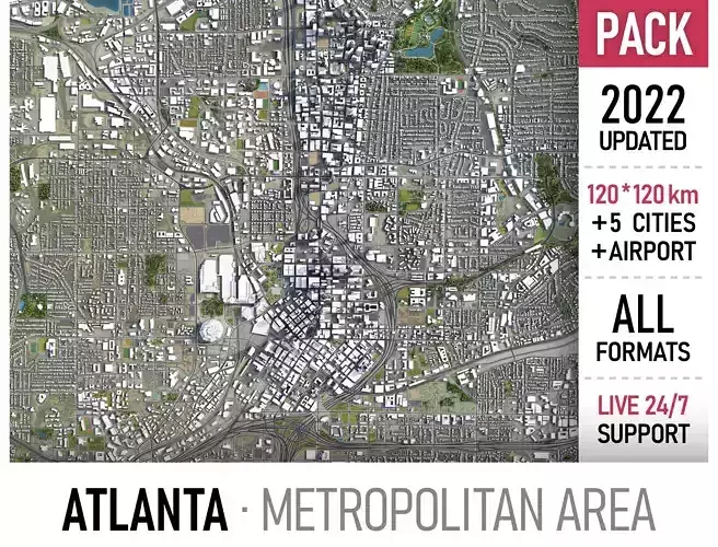 Atlanta 3D Model Collection