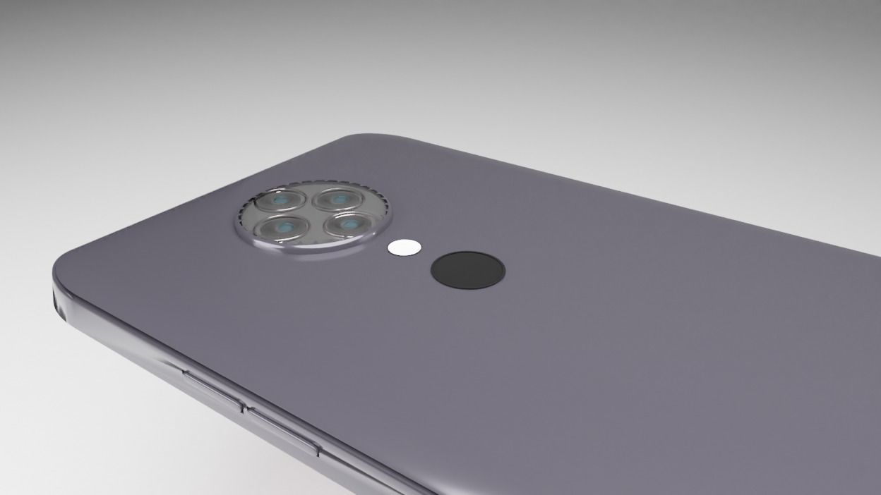 3D Generic Phone Low-poly 3D model_3