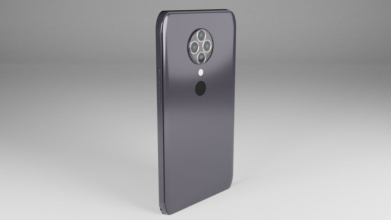 3D Generic Phone Low-poly 3D model_1