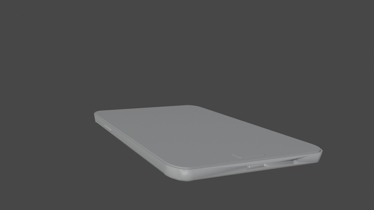 3D Generic Phone Low-poly 3D model_6