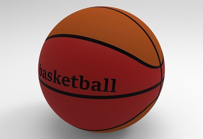 Basketball 3D Model ball Free 3D print model