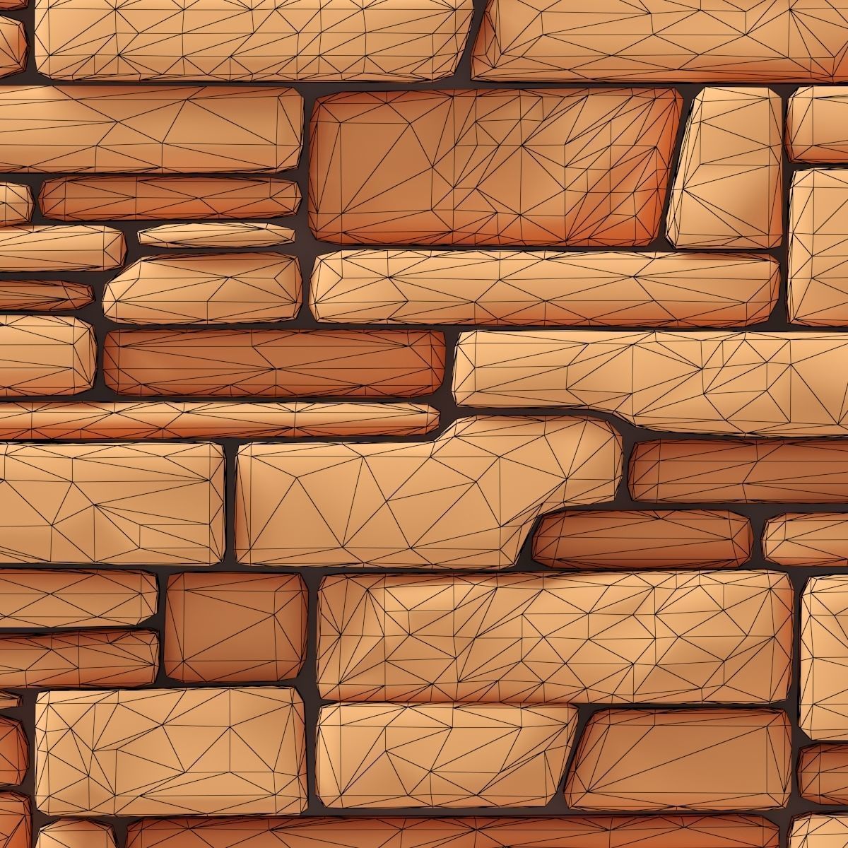 Wall stone clincer rock decor n3 3D model_27