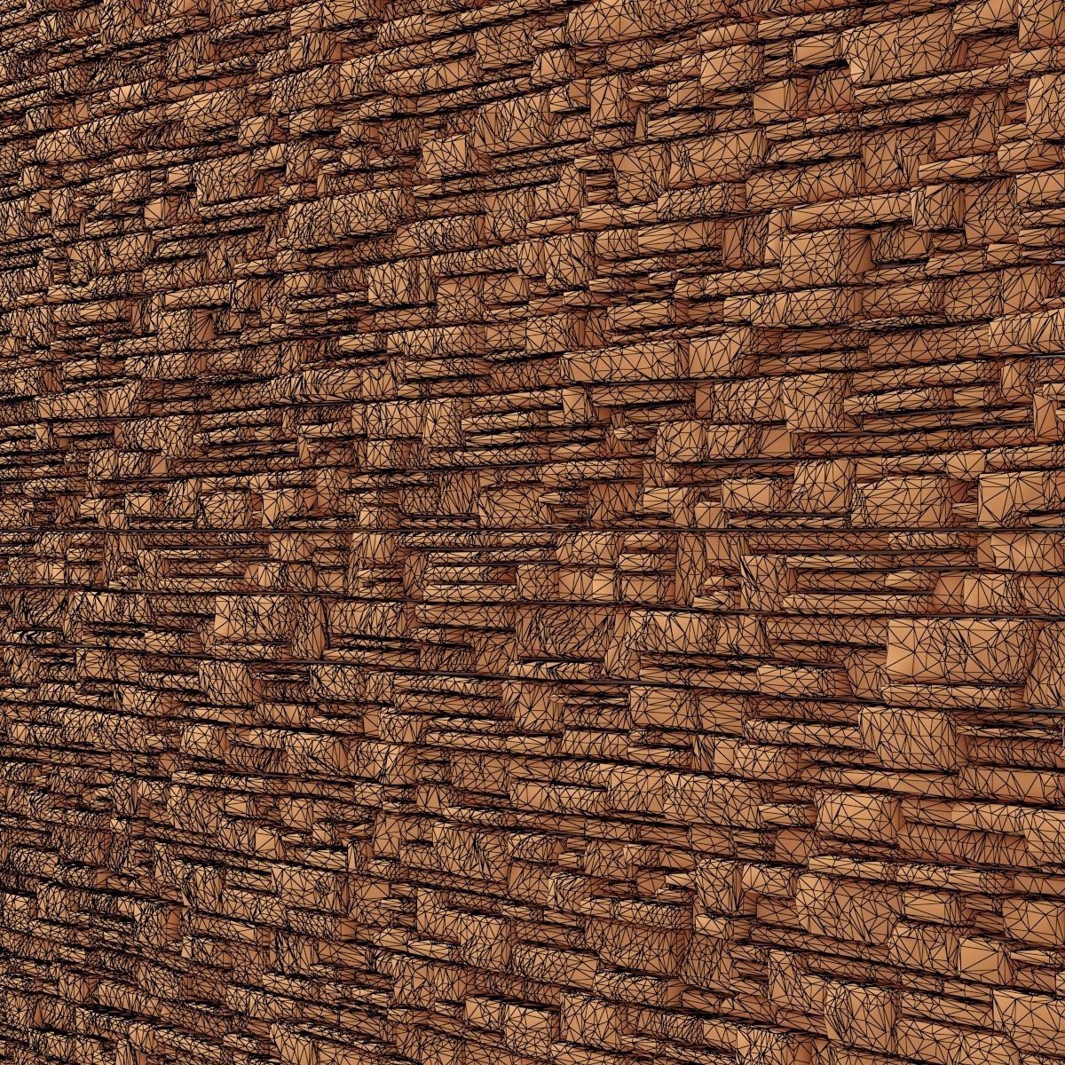 Wall stone clincer rock decor n3 3D model_28