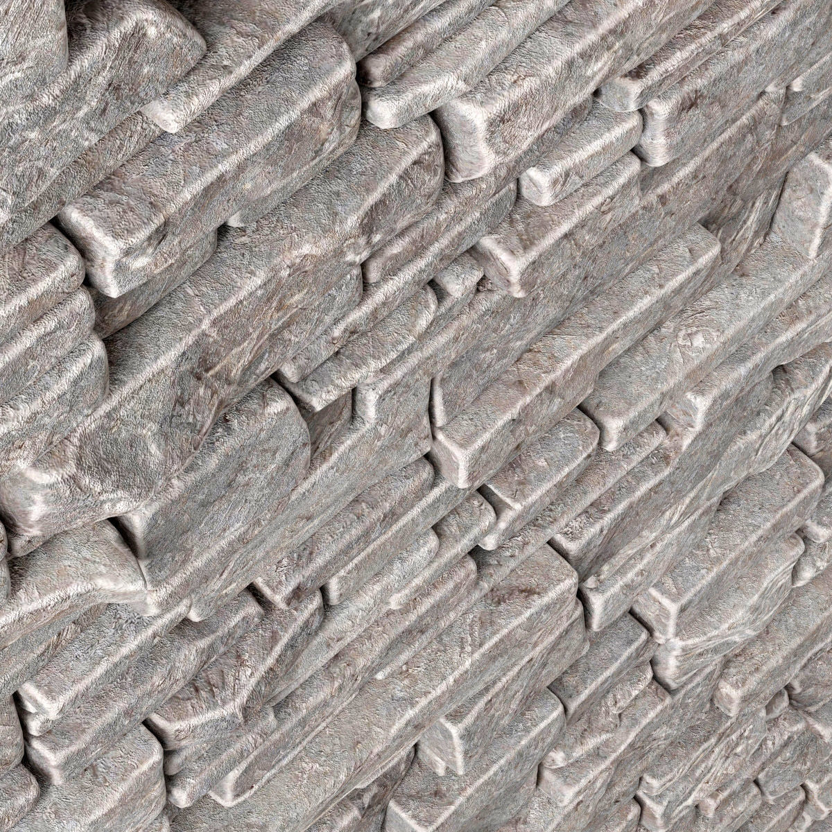 Wall stone clincer rock decor n3 3D model_7