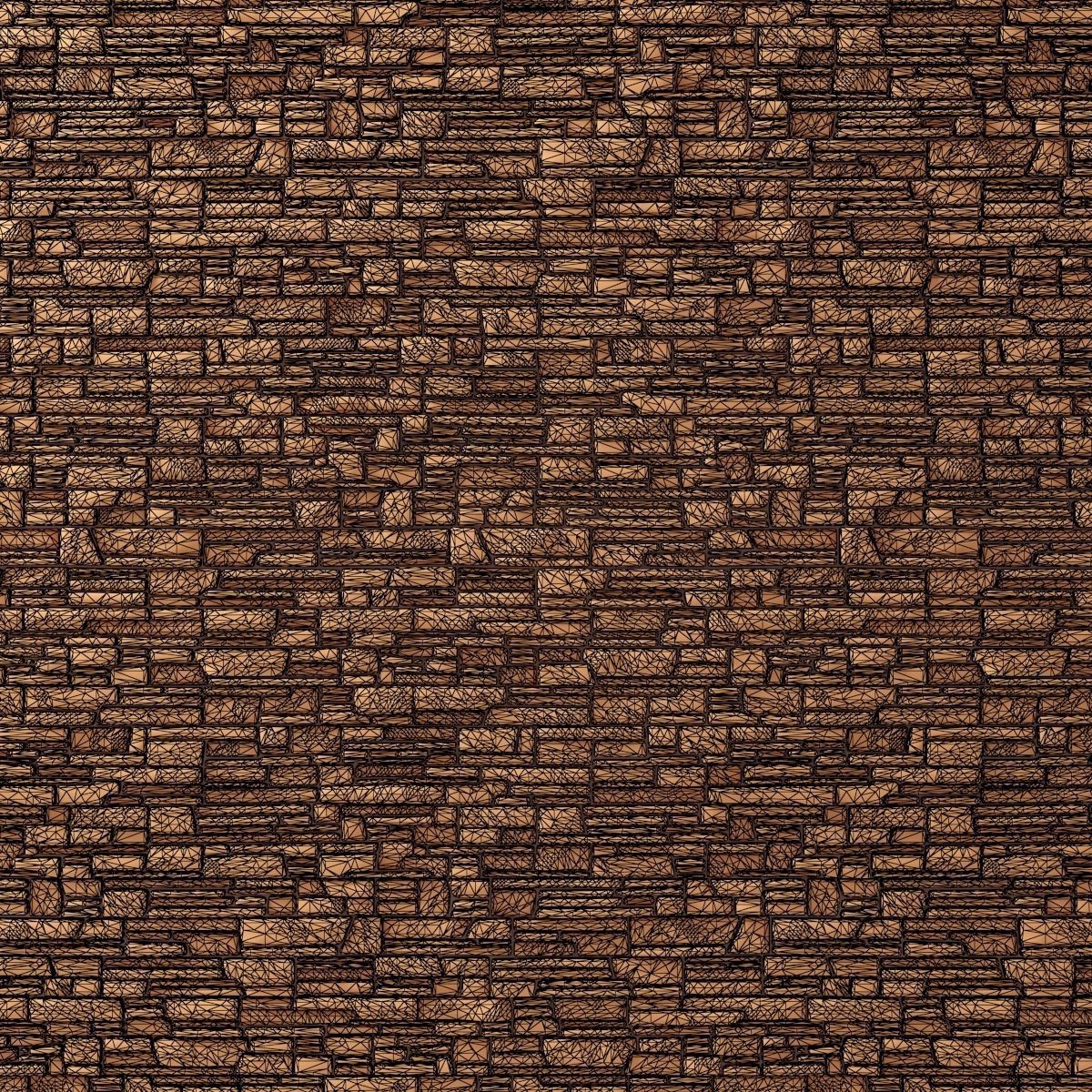 Wall stone clincer rock decor n3 3D model_23