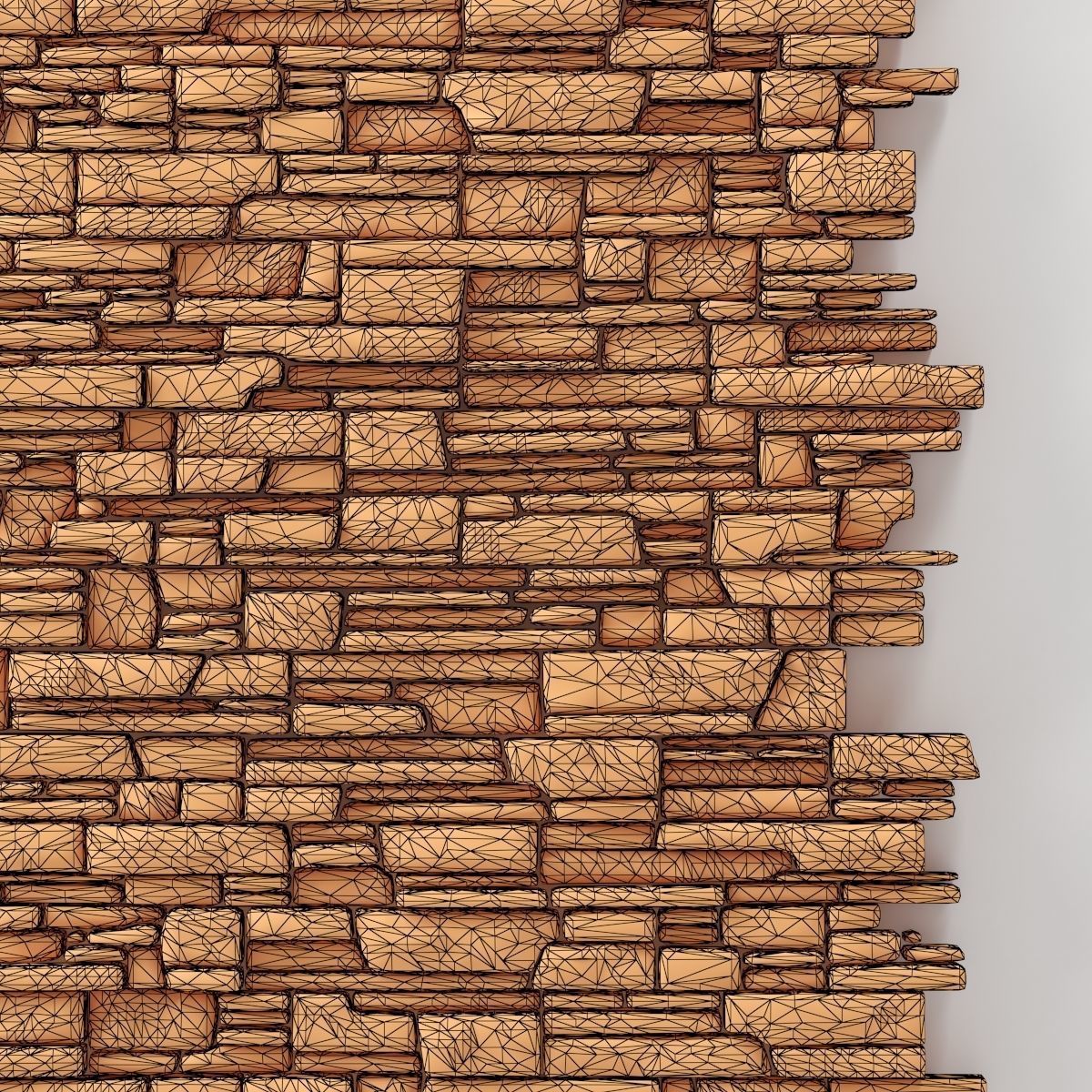 Wall stone clincer rock decor n3 3D model_26