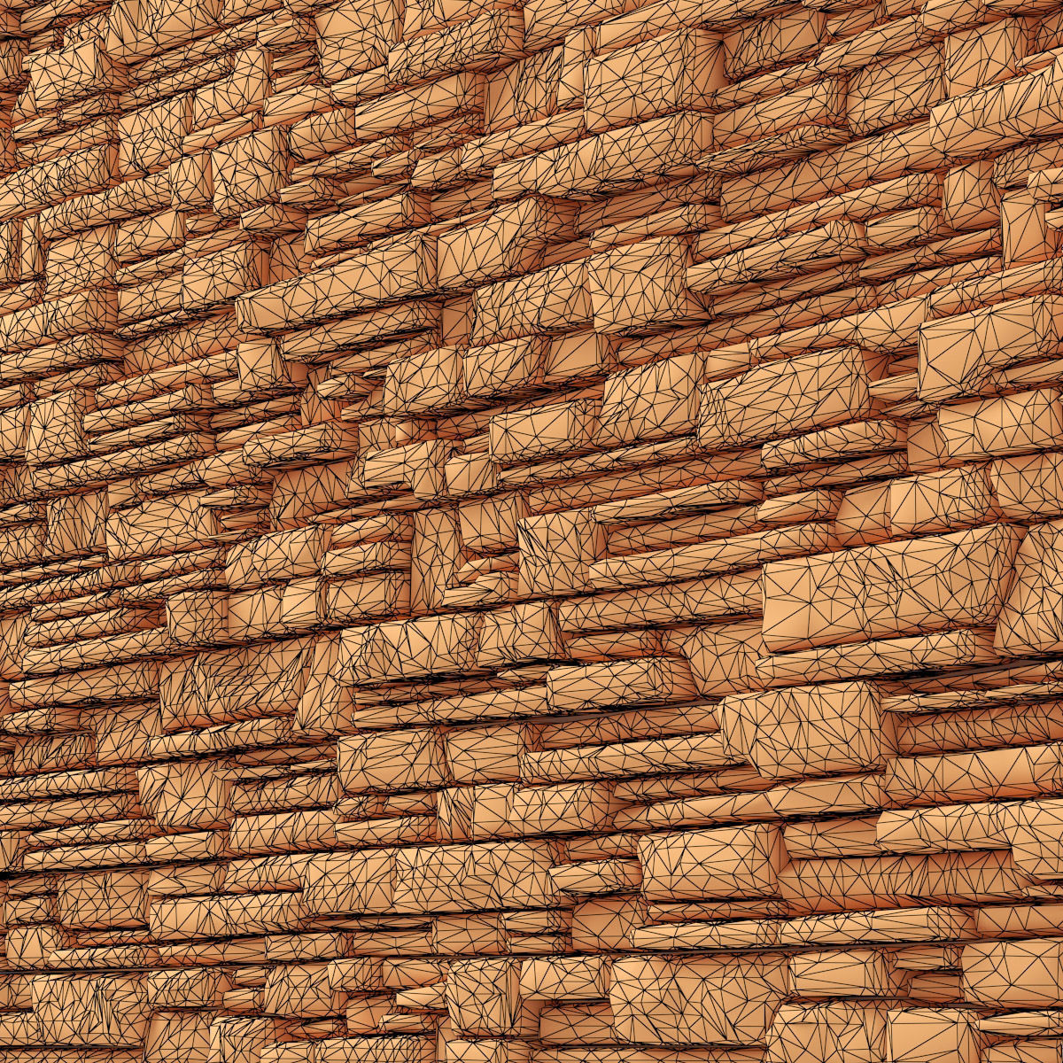 Wall stone clincer rock decor n3 3D model_21