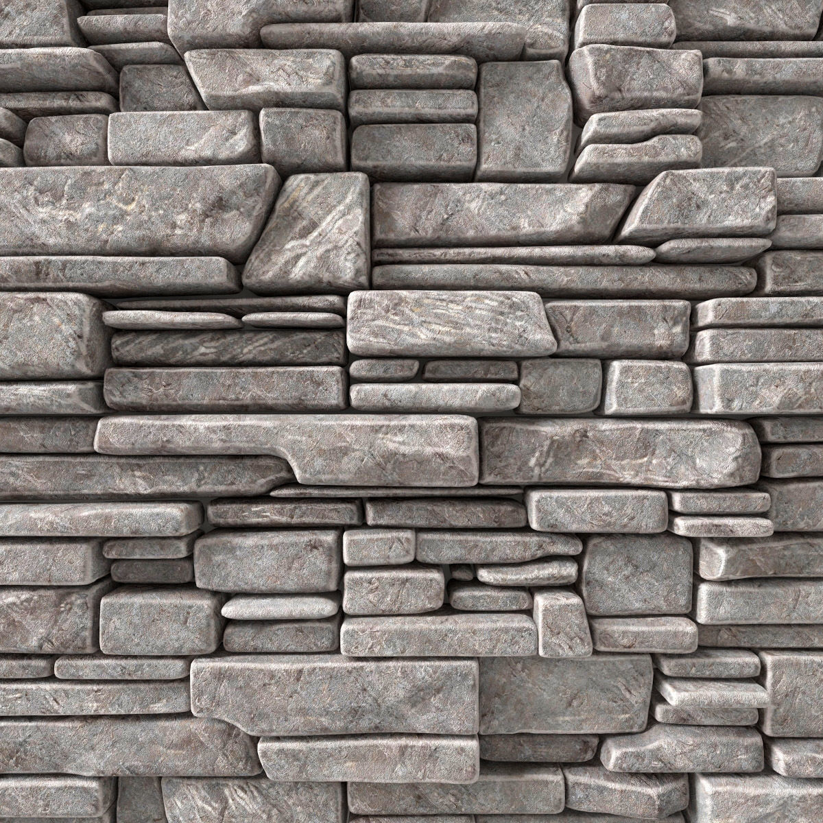 Wall stone clincer rock decor n3 3D model_11