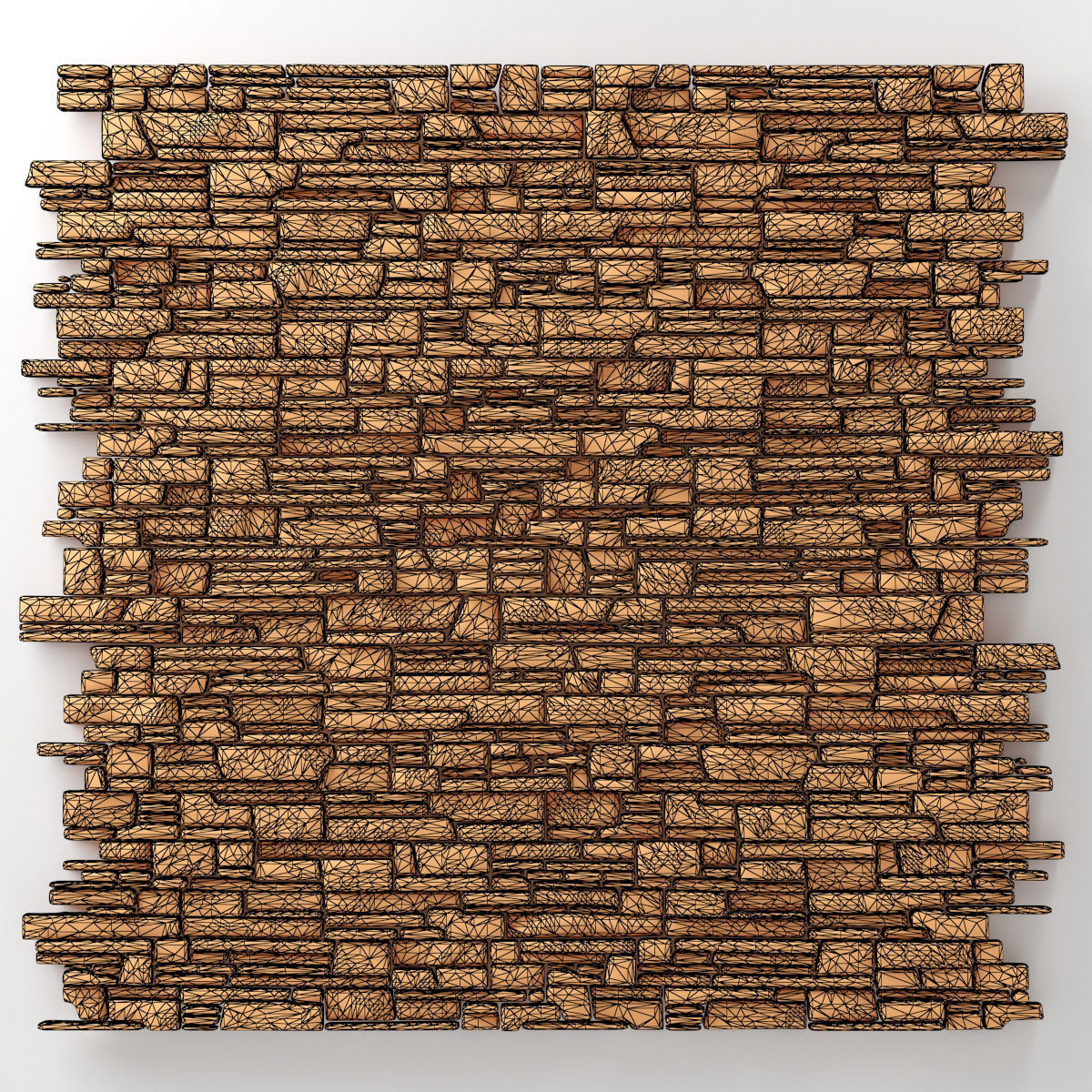 Wall stone clincer rock decor n3 3D model_20