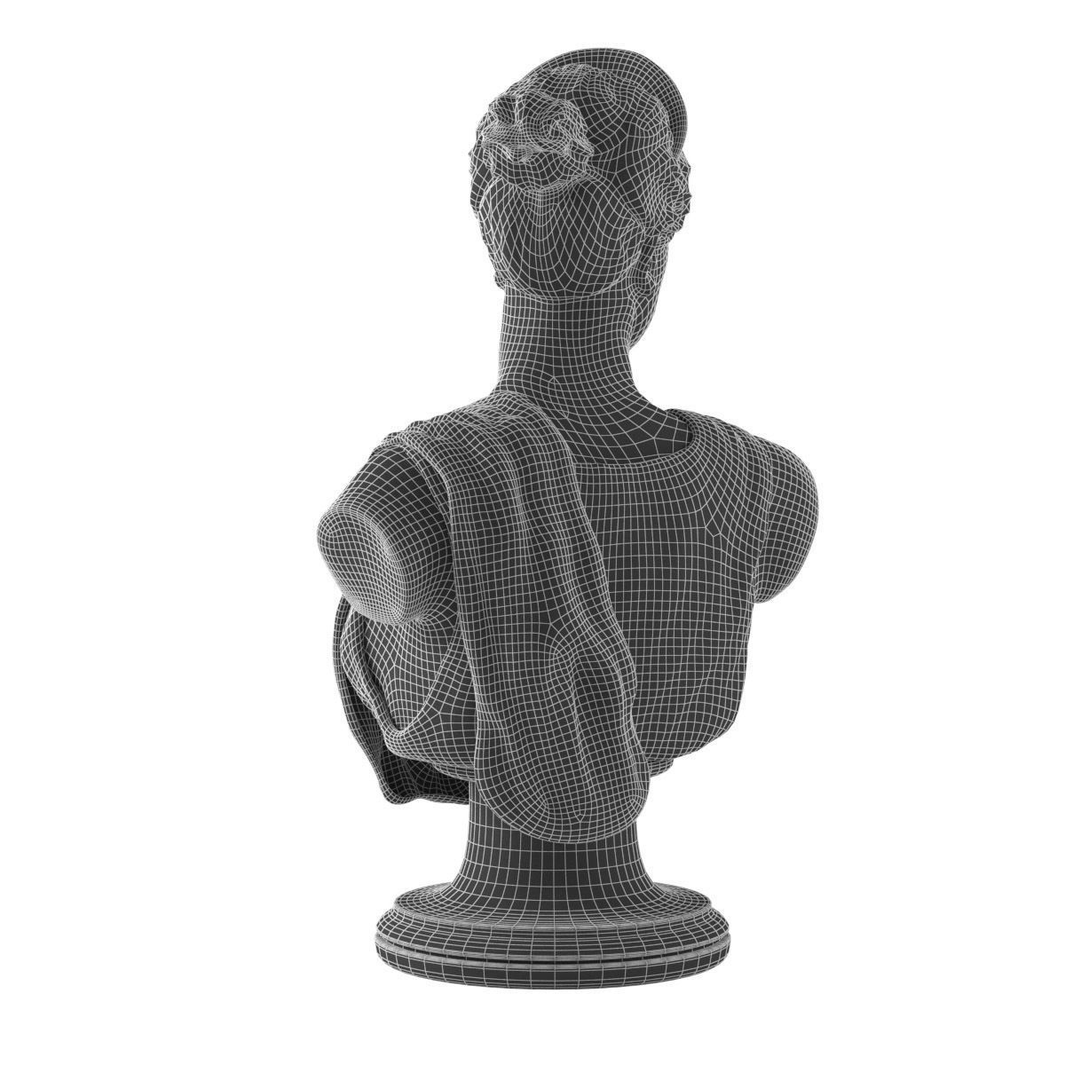 Greek Bust 3D model_9