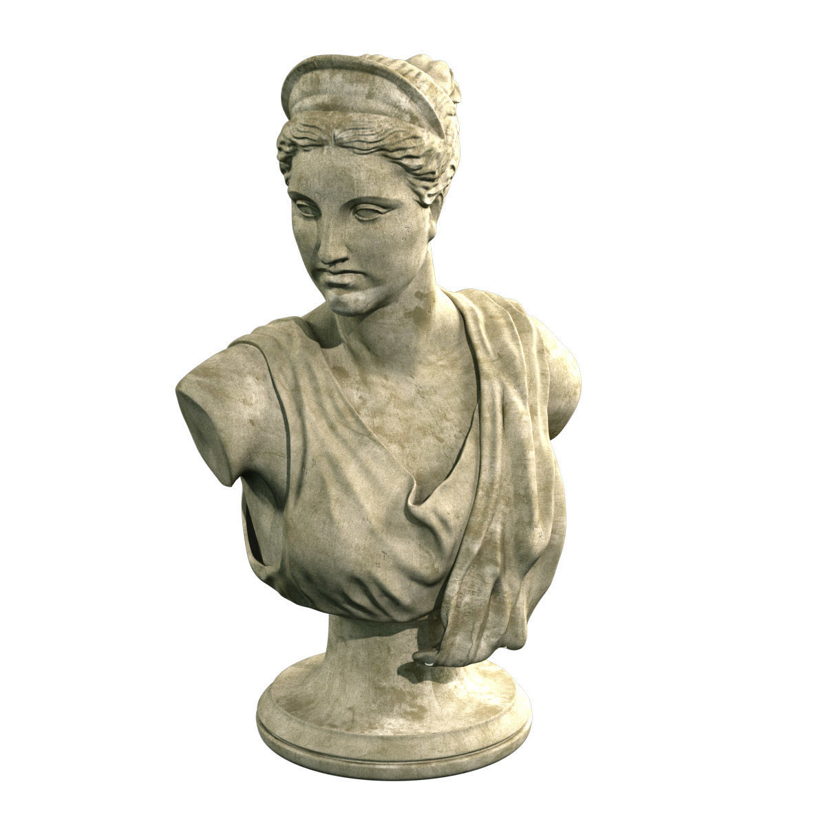 Greek Bust 3D model_1