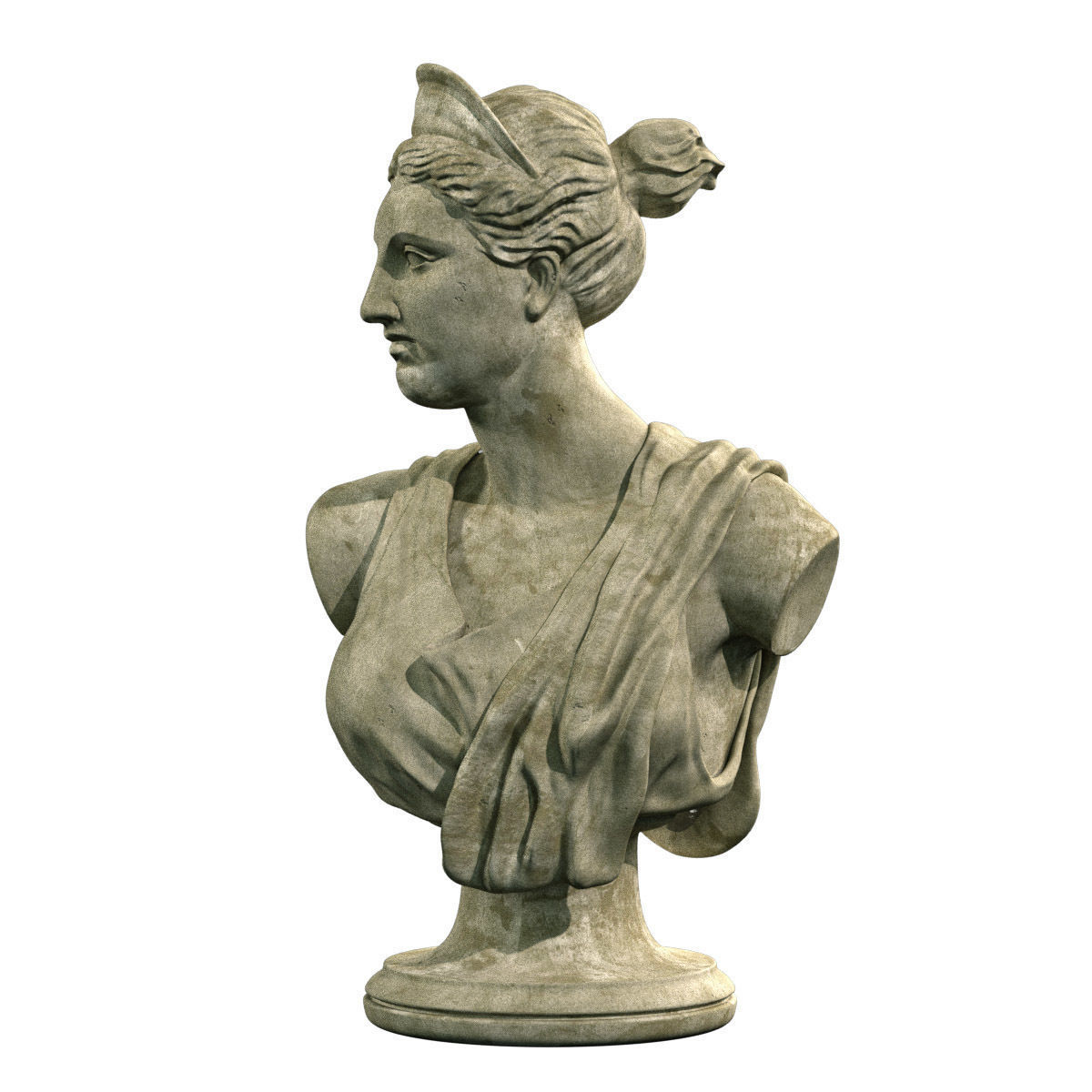 Greek Bust 3D model_2