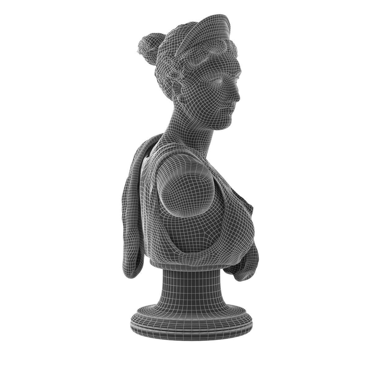 Greek Bust 3D model_8