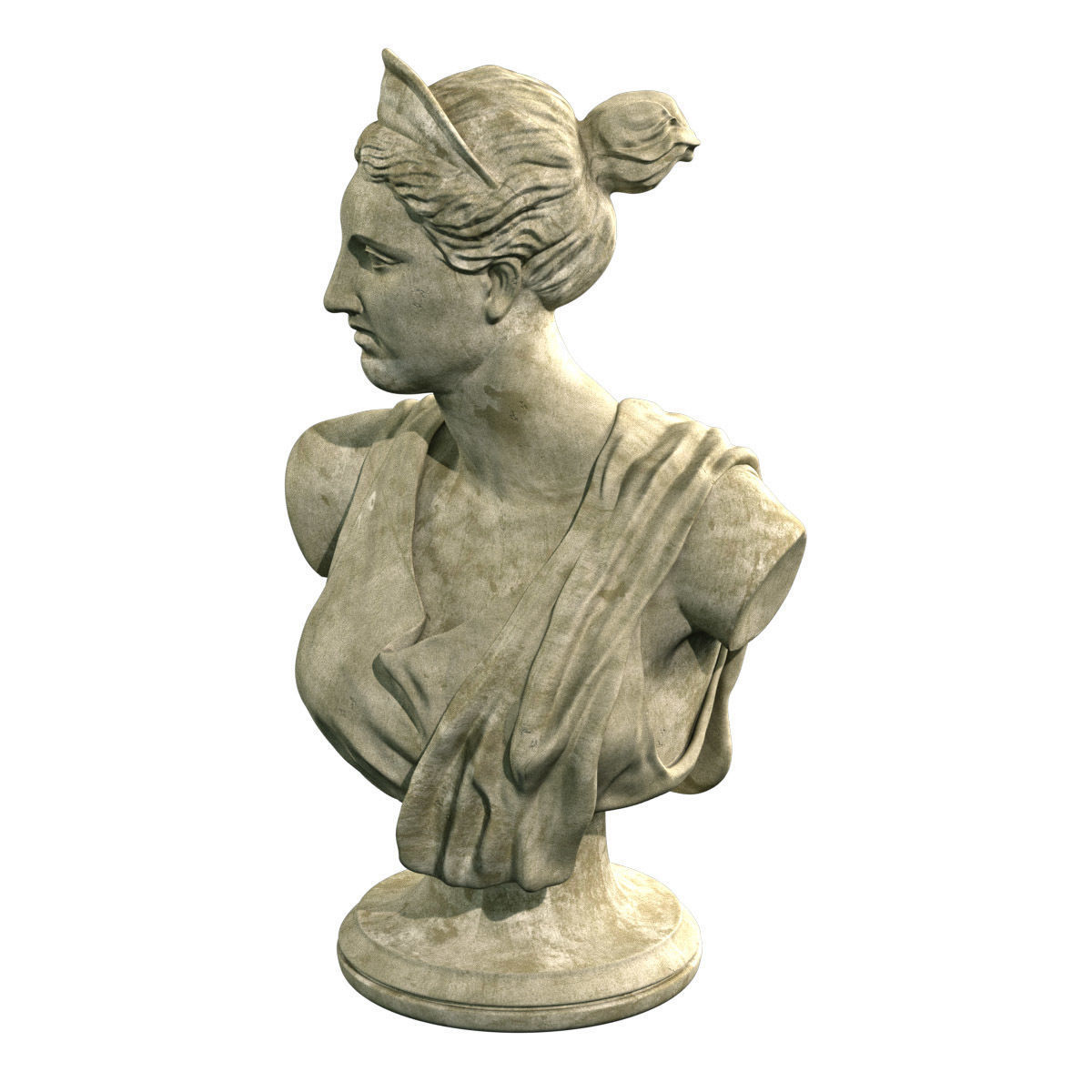 Greek Bust 3D model_5