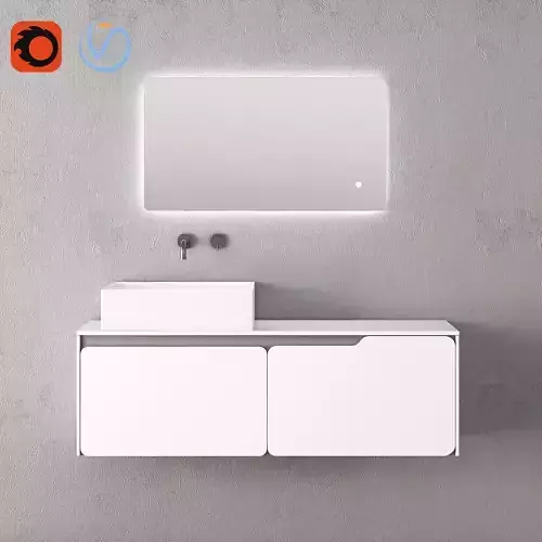 SOLIDO Single vanity unit