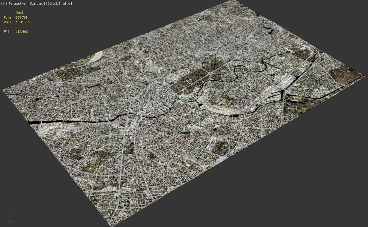 Cityscape Berlin Germany Fragment of the city 3D model_9