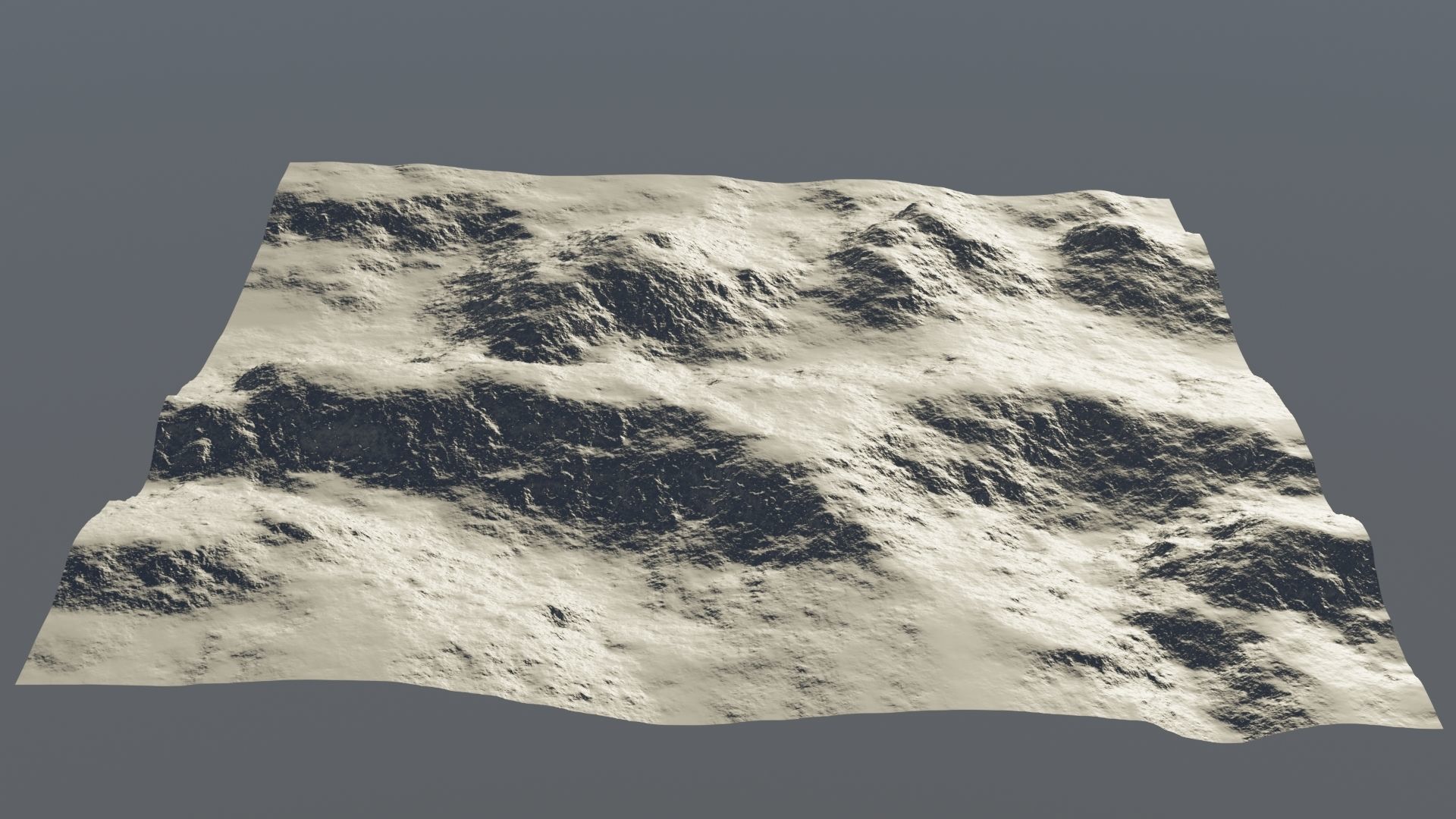3 Landscape mountain 3D model_1
