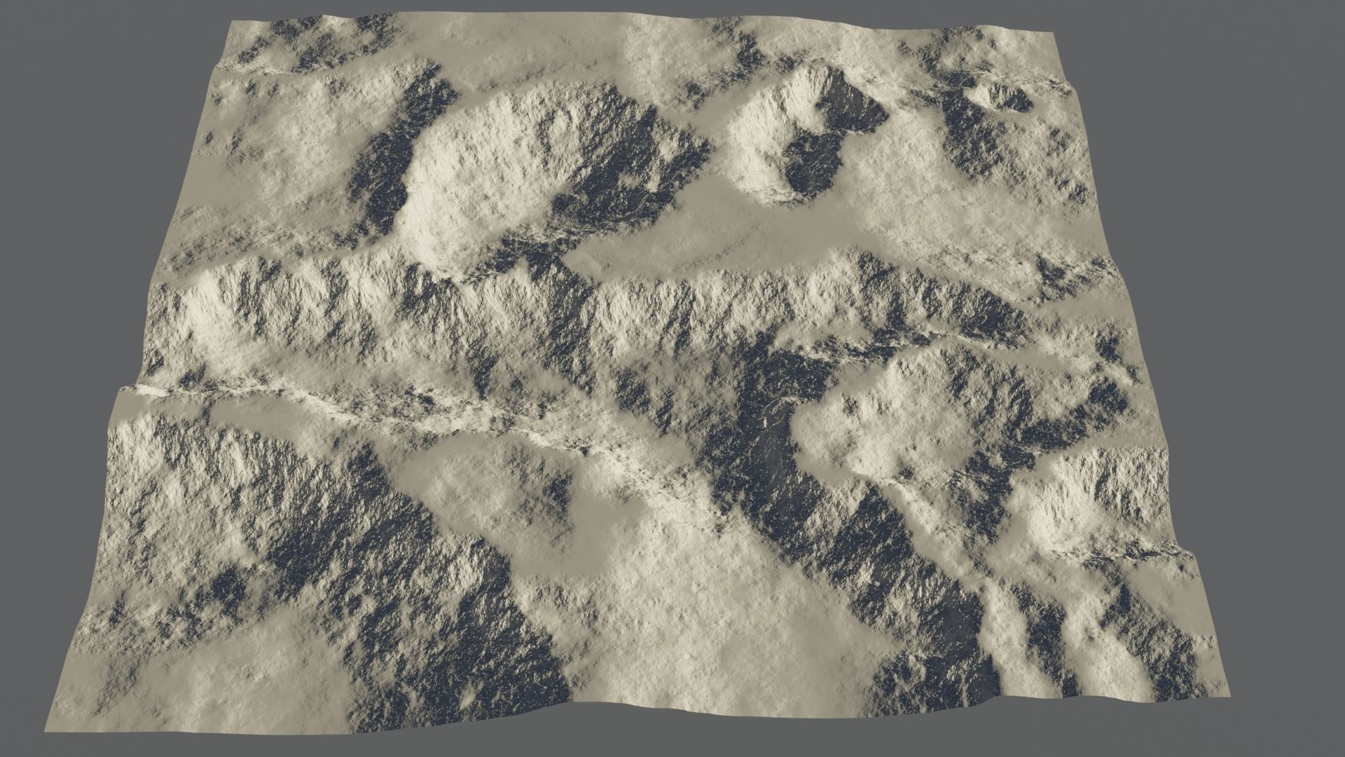 3 Landscape mountain 3D model_5